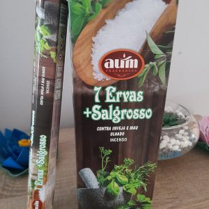 Incenso 7 Ervas e Sal Grosso