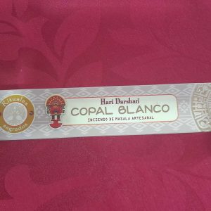 Incenso Indiano Hari Darshan Copal Branco