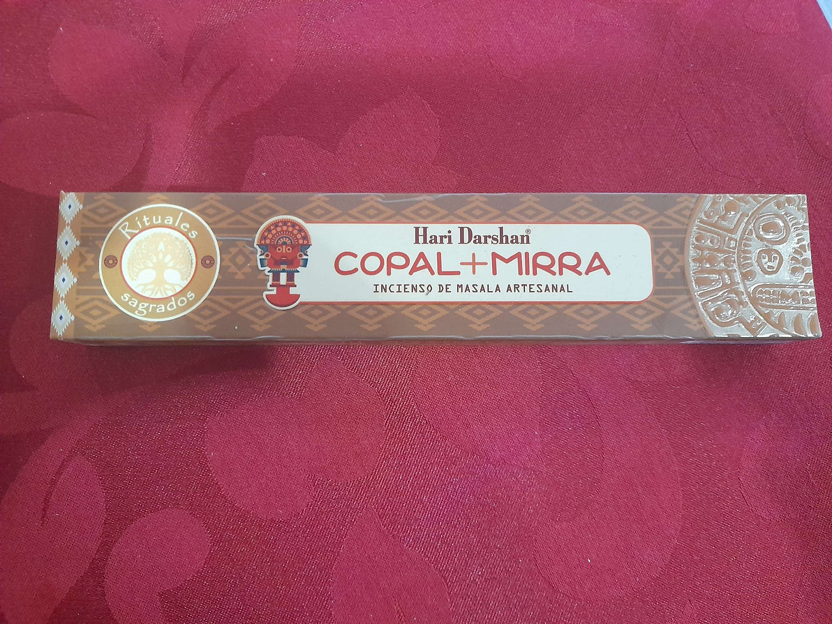 Incenso Indiano Hari Darshan Copal & Mirra