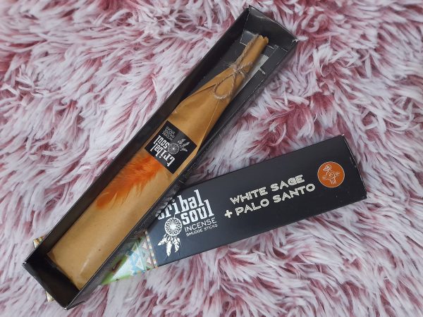 Incenso Tribal Soul Sálvia Branca e Palo Santo