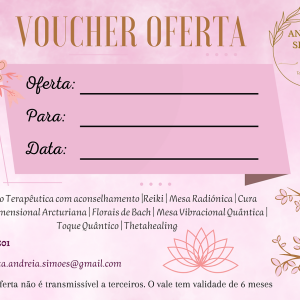 Voucher - Terapia à escolha